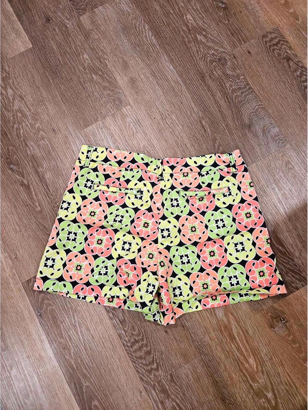 Crown & Ivy Women's Casual Shorts with Colorful Floral Pattern Size 12 175